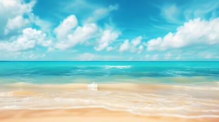 Obraz premium Beach and sea landscape for refreshing