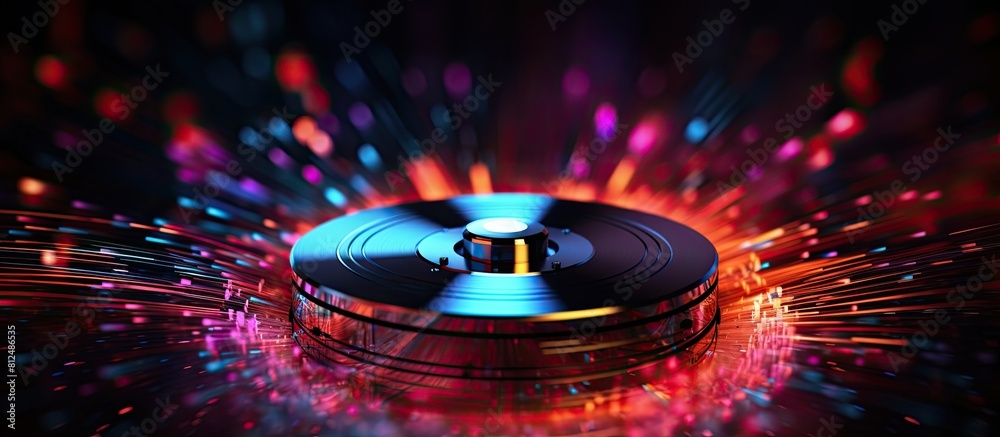 Poster check out my portfolio for a captivating image of a harddisk against a stunning fiber optical backgr