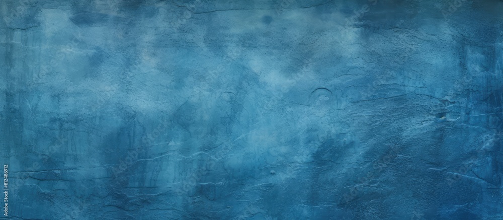 Poster A close up high resolution image of a textured blue wall that can be used as a background or for copy space