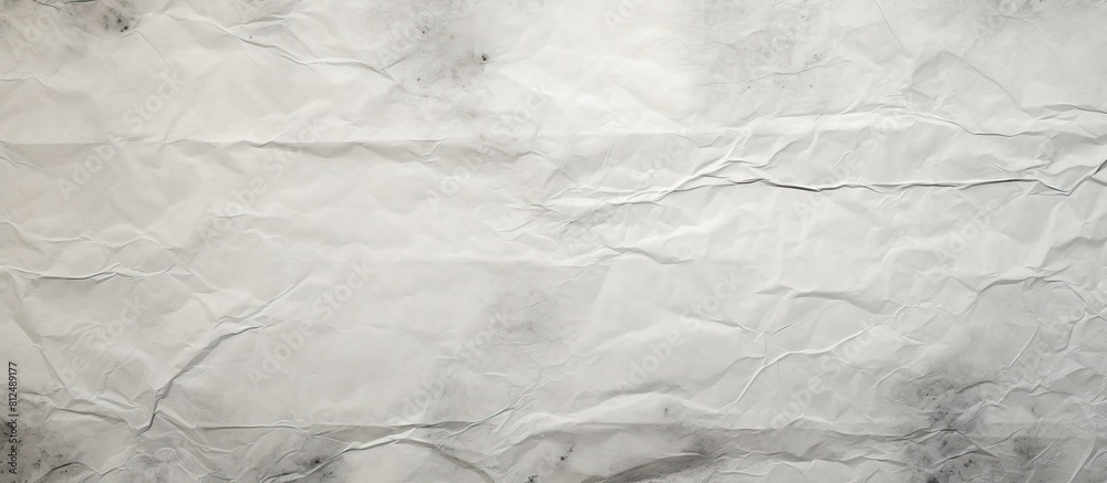 Poster vintage background with a creased black and white paper texture providing ample copy space for vario