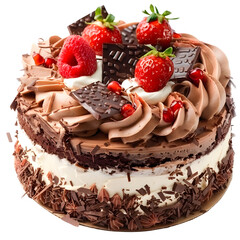 a cake on transparent png background