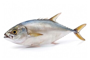 Fototapeta premium Trevally, fish, isolated on white