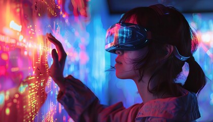 Young people using holographic tools to create realtime art installations that reflect the cultural diversity of their global audience