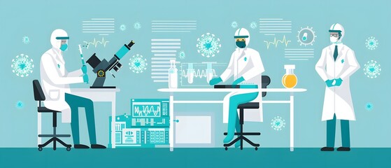Diverse businesspeople working at laptops in a modern office setting