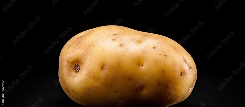 Aufkleber a healthy potato on a white background with copy space image