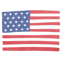 Naklejka premium Flag USA Independence 