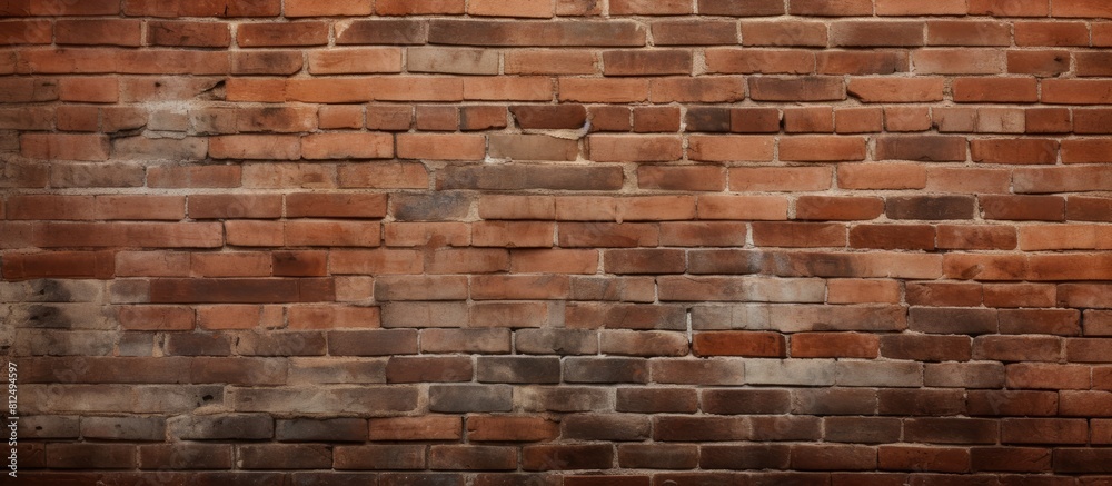 Poster ideal brick wall background size for cover page with copy space image