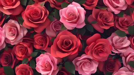 Obraz premium Floral seamless pattern