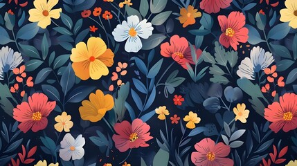 Floral seamless pattern