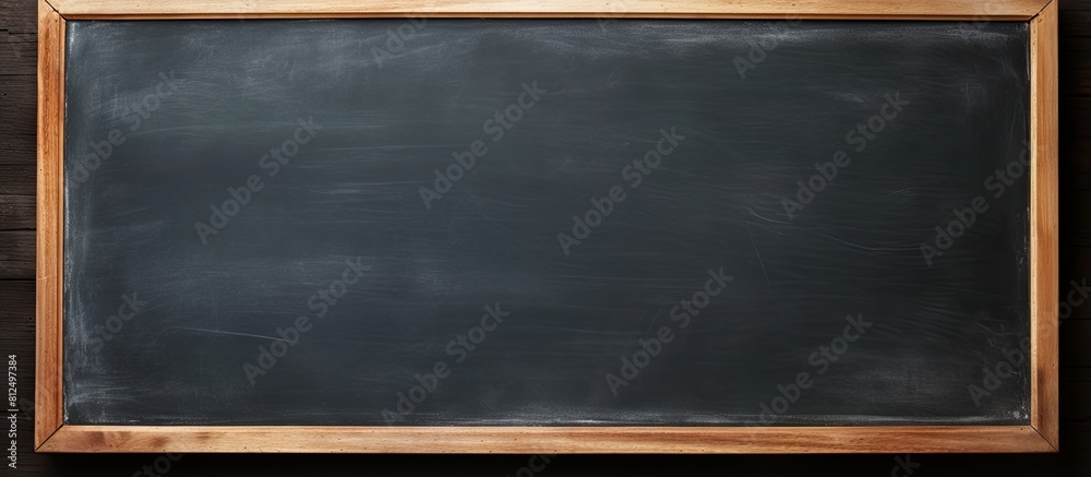 Poster a chalkboard with copy space image is commonly used in school education for teaching and learning pu