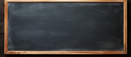 A chalkboard with copy space image is commonly used in school education for teaching and learning purposes