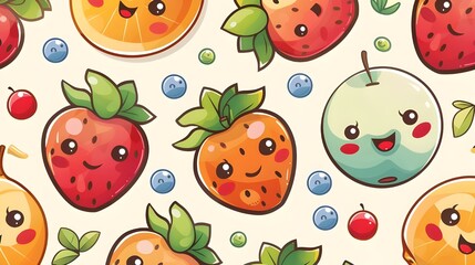 seamless pattern with easter eggs