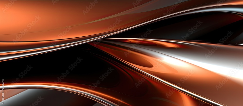 Poster a metal surface with ample space for text or images