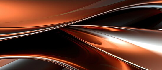 A metal surface with ample space for text or images