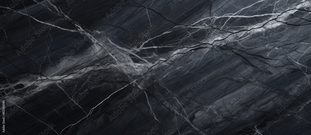 Poster the abstract black background showcases a grey marble texture providing a visually captivating copy 
