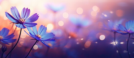 Stunning flower photography with a captivating bokeh background perfect for copy space image