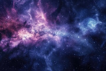 Naklejka premium Dynamic astronomy canvas for colorful cosmos