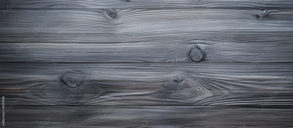 Poster A top view of a textured gray wood table perfect for a background image with copy space