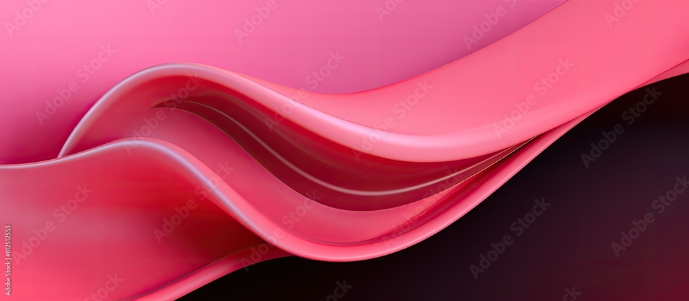 Poster a vibrant abstract copy space image with a flat pink background and diagonal black stripes that crea