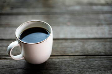 Coffee Mug On Wooden Table