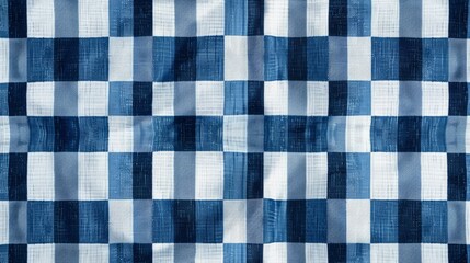 Gingham pattern with alternating colors, ideal for classic textile and fashion design