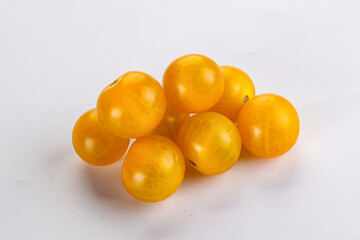 Ripe tasty yellow cherry tomato