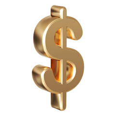 Icon 3D Dollar Symbol