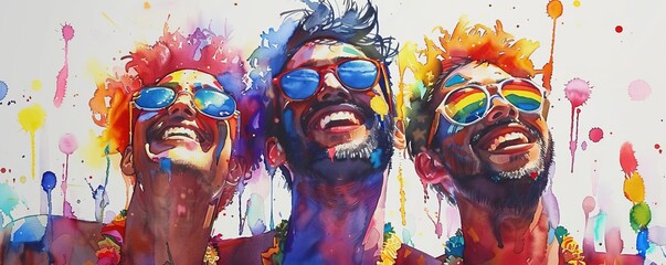 Friend Group Pride Month Celebratiion