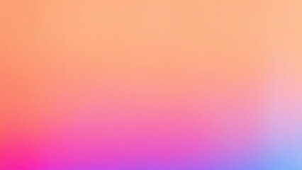 Obraz premium Blurred color gradient Orange, pink and blue grainy color gradient background