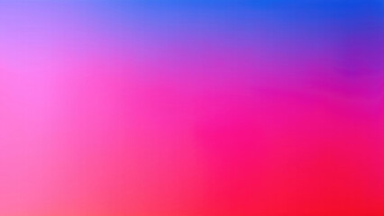 Blurred color gradient Red, pink and blue grainy color gradient background