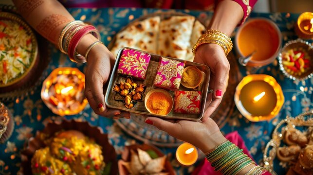 Indian traditional food.