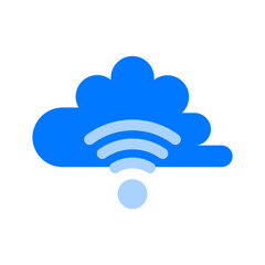 Internet of Things Blue Flat