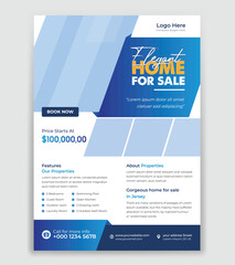 Fototapeta premium Real estate Elegant home social media Flyer Design. Elegant of Real Estate or Home Sale Social Media Promotion, Square Banner Design Template, Editable Social Media Banner Post Template Design.