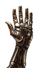 金属でできた手のポーズ