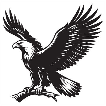 recommend clip art: eagle silhouette vector