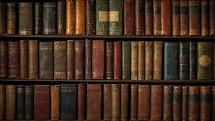 photos of old books in various colors made by AI generative