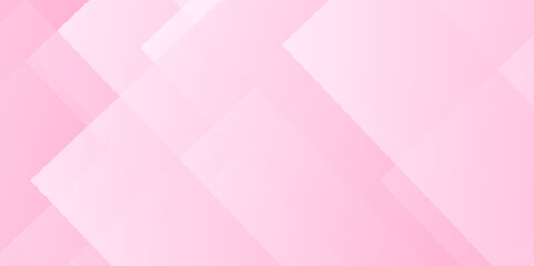 Abstract white and pink background with diamond and square shapes layered in modern abstract pattern design, White color technology concept geometric line vector background.	
