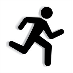 People who are running pictogram