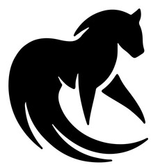 horse head silhouette