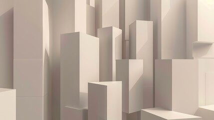 3D background created from cubes