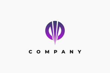 letter o and space orbit asteroid logo © Bayu