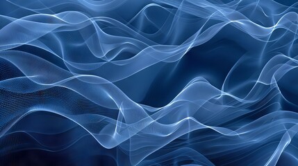 Obraz premium Technology style wavy background design