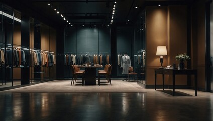 photo of a luxury boutique with a classic style made by AI generative