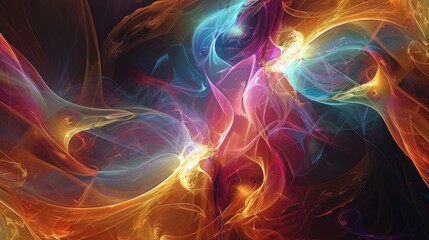 Abstract artwork illustrating the idea of harmonious connection