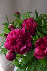 bouquet of pink roses