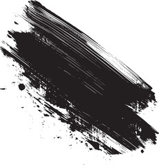 Collection of vector paint brush strokes, hand drawn brush stroke textures