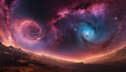 spiral galaxies in the sky - Powered by Adobe
