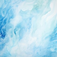 Obraz premium An abstract composition featuring a sweeping stroke of azure blue