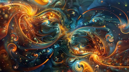 Obraz premium Dynamic illustration depicting the flow of resonance