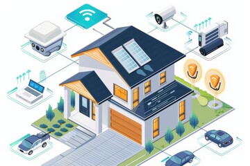 Deploy automated home lighting and surveillance in industrial operations to control temperature alarms and enhance protection measures.